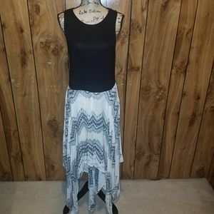 Chelsea & Theodore Paisley Print Dress
